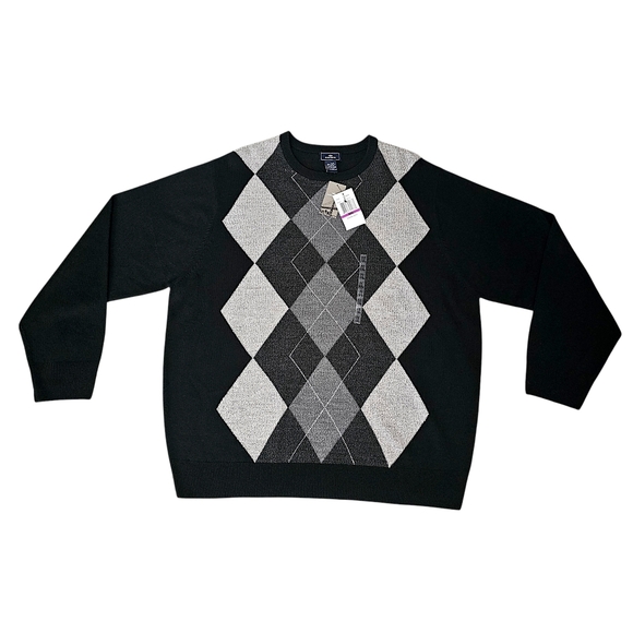 Dockers 2009 Men's Argyle Crewneck Sweater - Size XXL - Picture 2 of 10